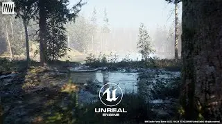 Unreal Engine 5.2 MW Conifer Trees Forest Biome Update