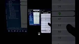 Implementing insertion sort with animations in flutter