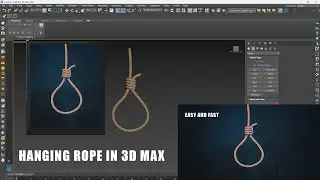 Create rope in 3Ds Max