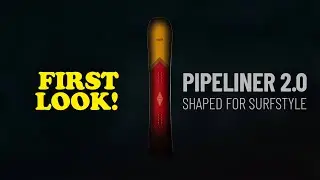 The Pipeliner 2.0 - longboard carving snowboard - first look.