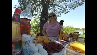 Отдыхаем и рыбачим с женой на аргинских карьерах
