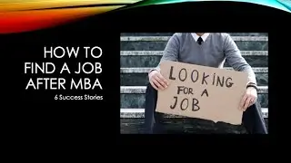 How to Get a Job After MBA