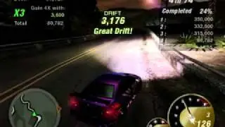NFS U2 DRIFT 324.759 POINTS!