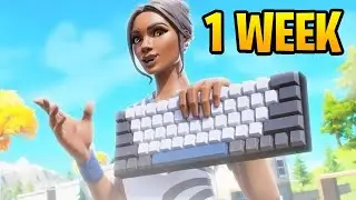 My 1 WEEK Controller To Keyboard And Mouse Progression (Fortnite)