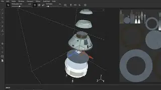 Blender and Substance Painter - Texturing CST-100 Starliner