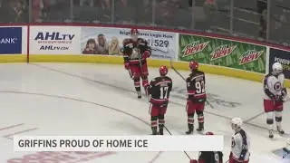 Griffins proud of home ice ahead of first playoff game
