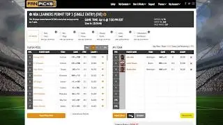 How to Play daily fantasy sports / football SALARY CAP contests | Limited Salary based Draft