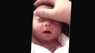 Baby LeyA Getting a Head Massage