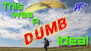 Paragliding a KITE!