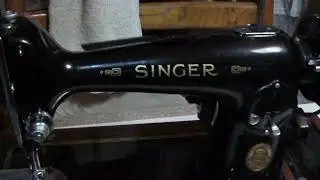 Singer model 66D sewing machine, dumpster find