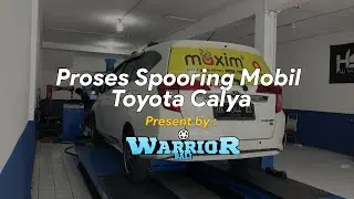 Proses Spooring Mobil Toyota Calya