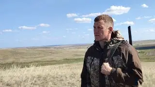 IN WOLF PLACES! Duck hunting in the steppes, saw roe deer duck hunting wolf hunting