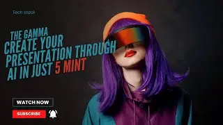 How to Create Presentations with Gamma AI | Gamma: AI for presenting ideas, beautifully
