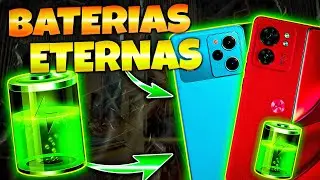 Los 5 CELULARES más BARATOS con batería ETERNA 2024 🔋 ¡NO COMPRES SIN VER ESTO!  ¡Te sorprenderán! 😳