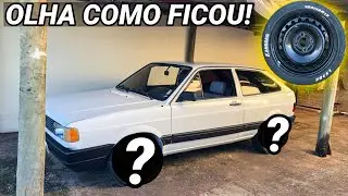 COLOCANDO AS RODAS ARO 15 NO GOL QUADRADO!