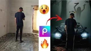 Picsart new Car photo editing horror photo editing