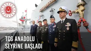TCG ANADOLU, Bakan Akar’ın “Avara” Komutu ile İstanbul Boğazı’ndaki Seyrine Başladı