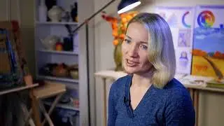 Ролик видеовизитка для основателя художественной студии