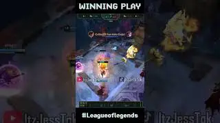 WINNING PLAY! #Leagueoflegends #league #shorts #leagueshorts