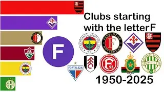 Championship for clubs starting with the letter F 1950-2025