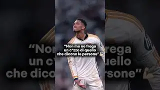 Bellingham:”Non me ne frega un c*zzo di quello che dice la gente”😅😂 #calcio #bellingham