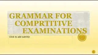 Grammar For Competitive Examinations Part VI - Dr. Jayashri Teli