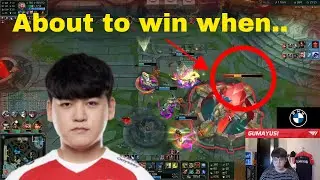 T1 Gumayusi was about to win and then... (Korean SoloQ)
