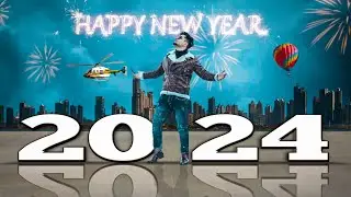 Happy New Year 2024 Photo Editing In PicsArt || New Year Photo Editing || Picsart New Year Photo