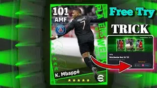 Trick to get free 101 Rated Mbappe Potw Card in efootball 2024 ! efootball 2024 | efootball 24