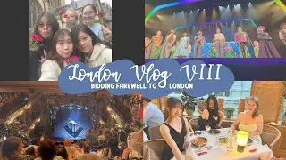 london diary ✈️ bye-bye: exam, theatre, theme park, fancy dinner