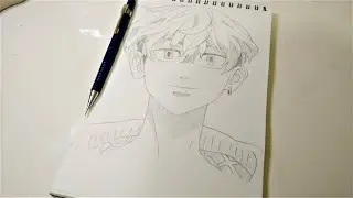 Cara menggambar Chifuyu Matsuno TOKYO REVENGER
