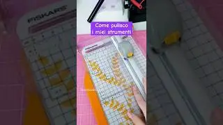 come pulisco i miei strumenti #scrapbooking #creative #scrapbook #scrapbooking