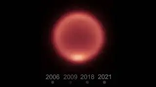 Evolution of thermal images from Neptune