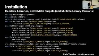 2023-04 - Chris Thrasher - CMake All the Bells and Whistles