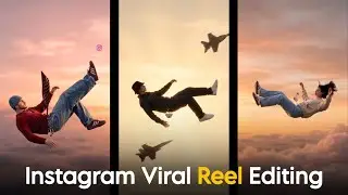 New Instagram Tranding Man Flying For Sky Video Editing Tutorial | flying video editing tutorial
