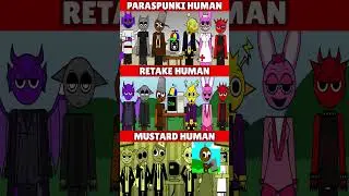 Incredibox Sprunki ParaSprunki Human VS Retake Human VS Mustar Human *MIX VERSION*