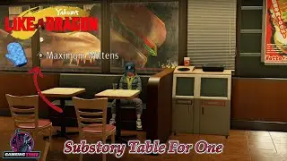 Yakuza:Like Substory Table For One