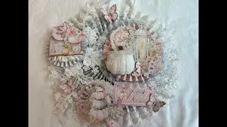 DT project Fall rosette sign tutorial #shabbyartboutique #satmornmakes
