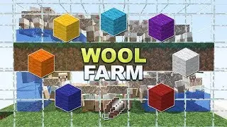 Minecraft - Automatic Wool Farm // Automatische Woll-Farm - Tutorial 1.17