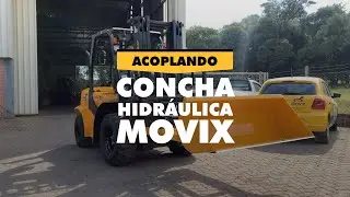 CONCHA HIDRÁULICA MOVIX | Acoplando na empilhadeira