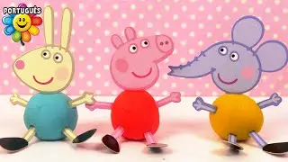 Peppa Pig Personagens de Massinha | Vídeos para crianças