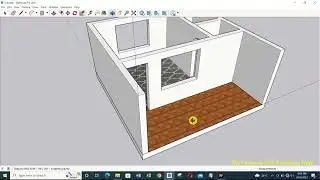 how to import Autocad drawing in Google sketchup/How to add material in Google sketchup