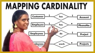 Mapping Cardinality |  Cardinality Ratio | Mapping Cardinality with Realtime Examples