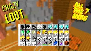 I found tons of irons in this Mineshaft - All the mods 7 Minecraft #4