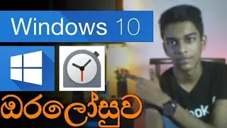 Windows 10 Clock's settings in sinhala ⏰