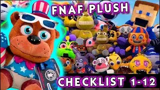 FNAF FUNKO Plush COMPLETE Checklist: Series 1-12 (2016 - 2023)