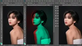 Dual Lighting Effect in Photoshop | Quick Technique for Portrait Dual Lighting Effect In Photoshop