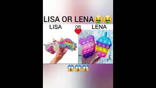 Lisa Or Lena LATEST POP IT🤑🤑 #shorts #lisaorlenapopit #popit #blackpink