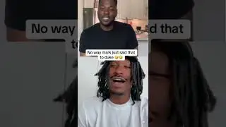 Duke Dennis Reacts to Mark’s Question!!! 😂😂😂 #AMP #rdcworld  #funny
