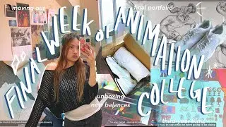 last days at sheridan animation! pt 2. | unboxing new balances | film screening | final portfolio